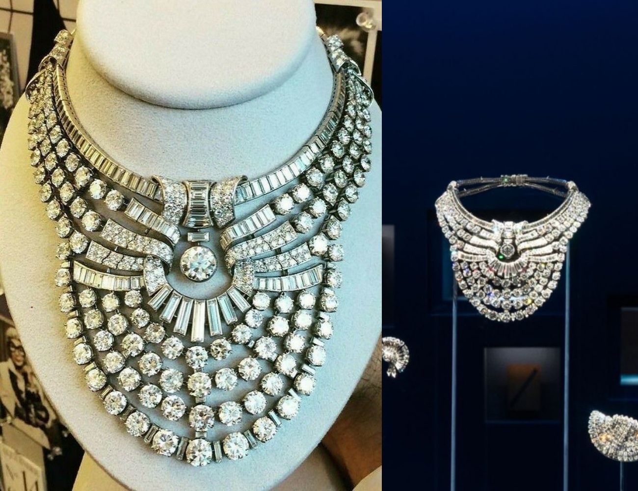 Colar de diamantes da Rainha Nazli feito pela Van Cleef & Arpels