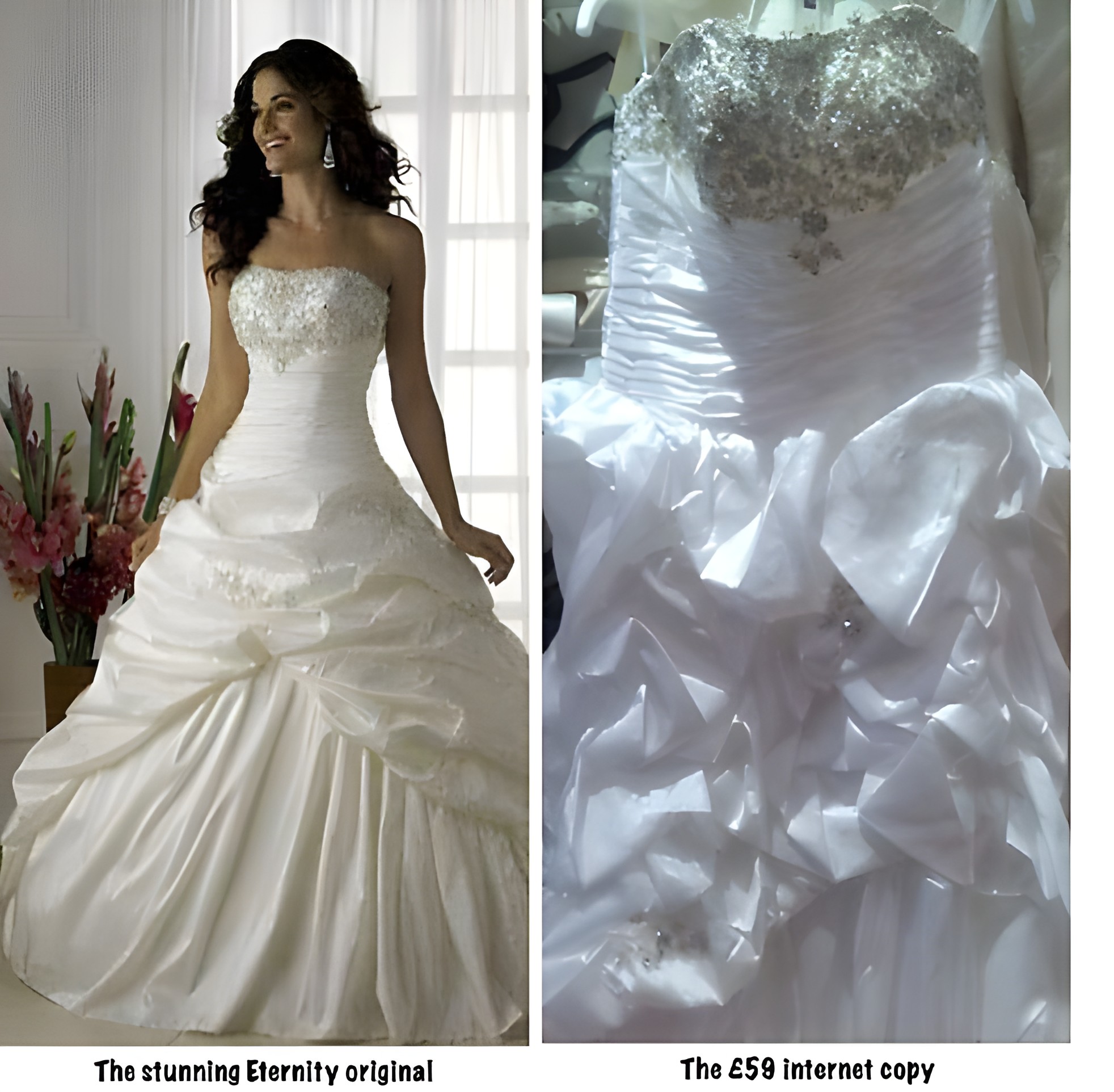 O pesadelo no altar: golpes de vestidos de noiva