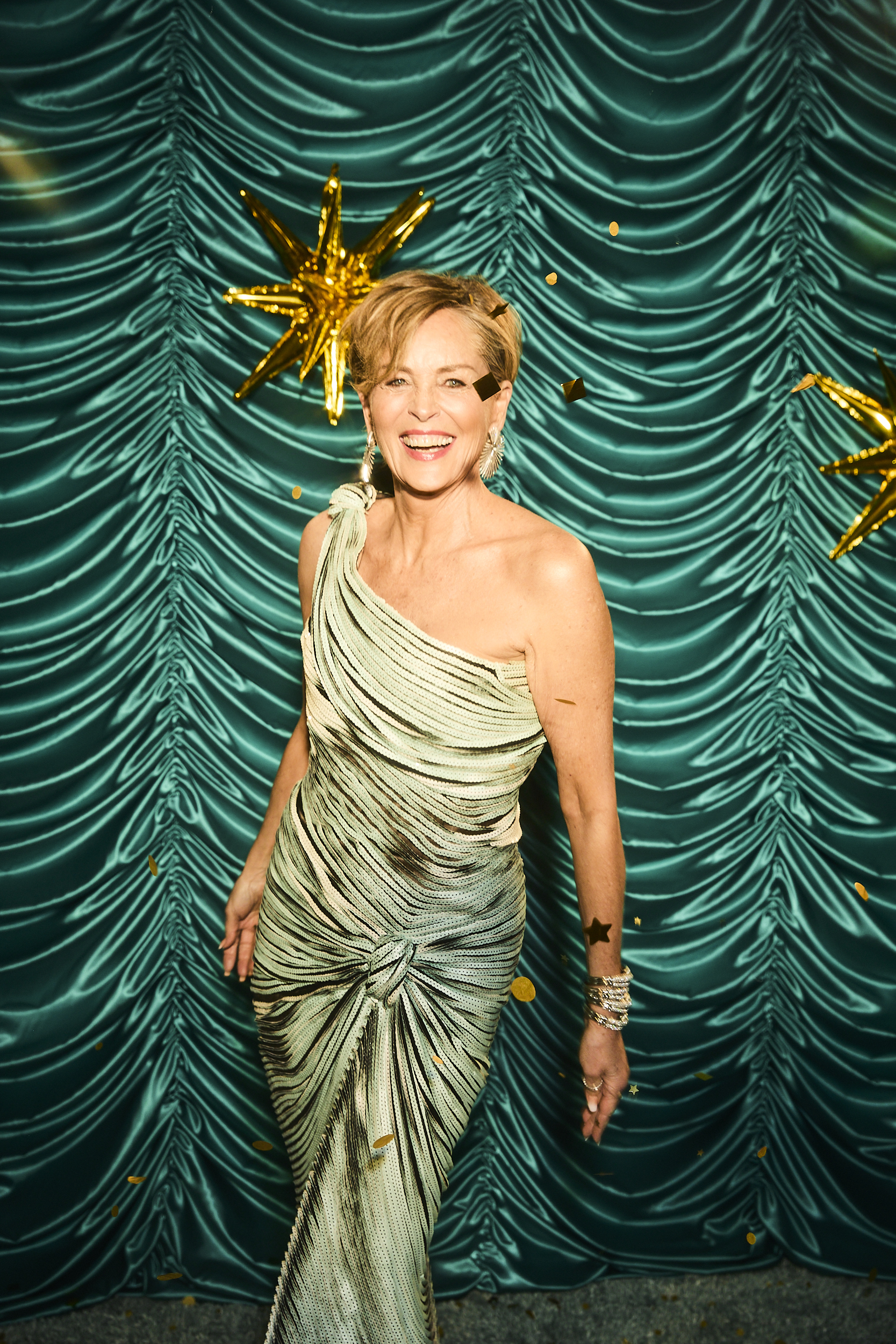 Sharon Stone em 2025, confirmada no elenco de Euphoria