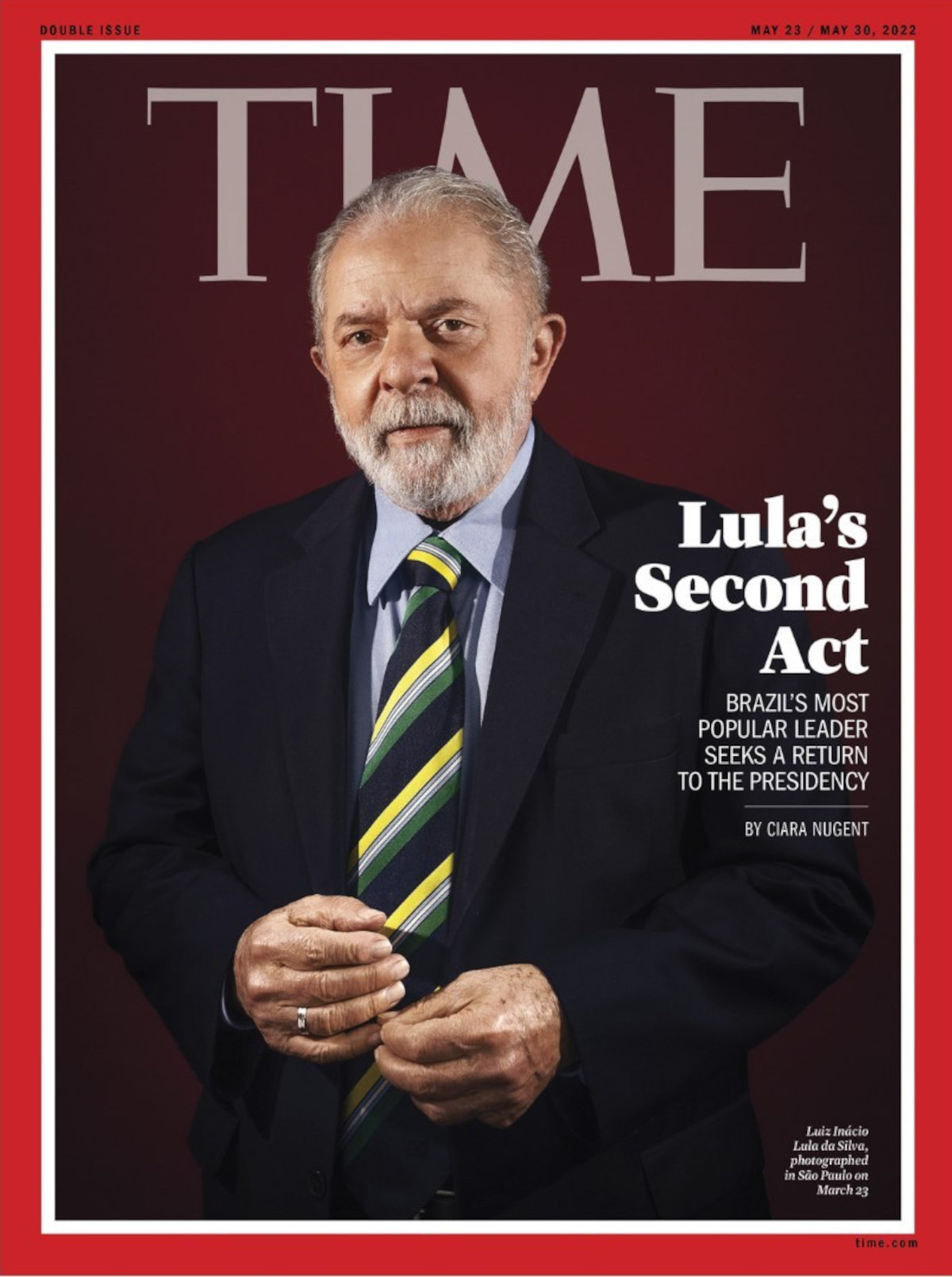 Gravada do Lula - capa da revista Time