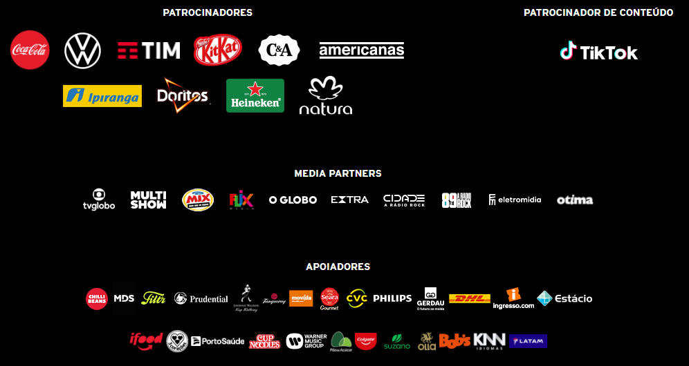 Patrocinadores do Rock In Rio 2022 - onde ganhar ingressos para o festival