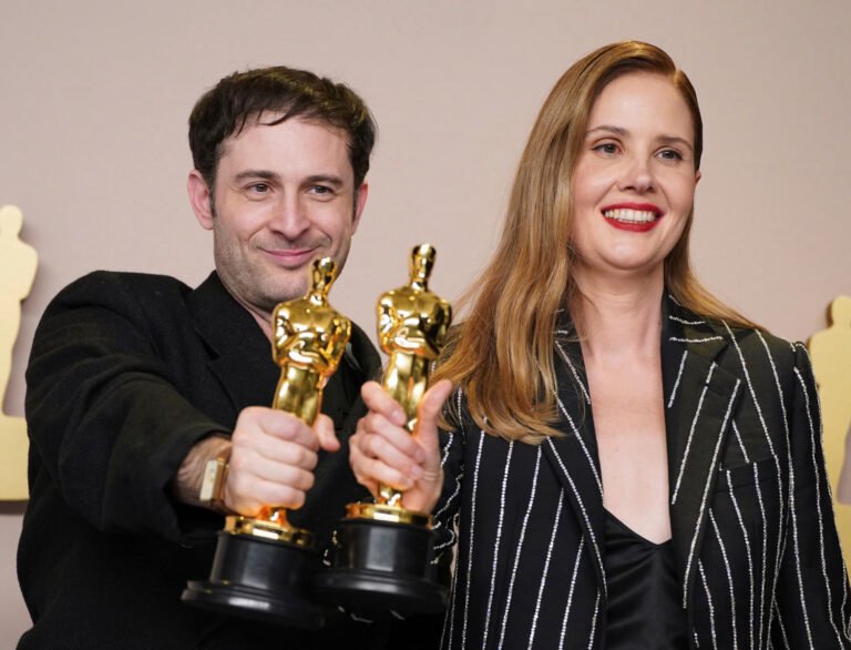 Justine Triet levou seu primeiro Oscar por "Anatomia de uma Queda"