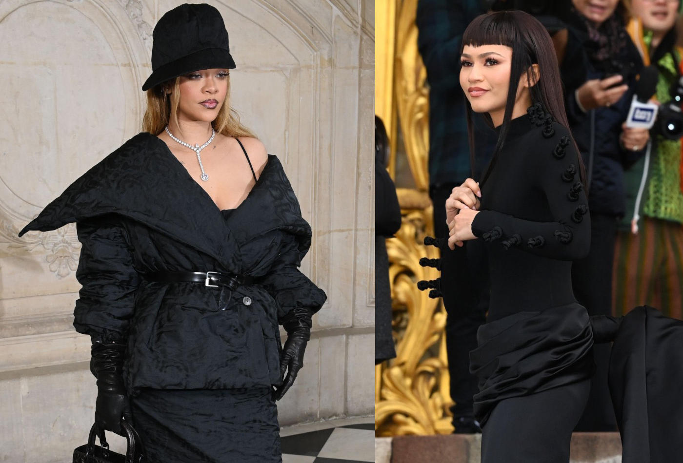 Looks das famosas para Paris Fashion Week: Rihanna e Zendaya