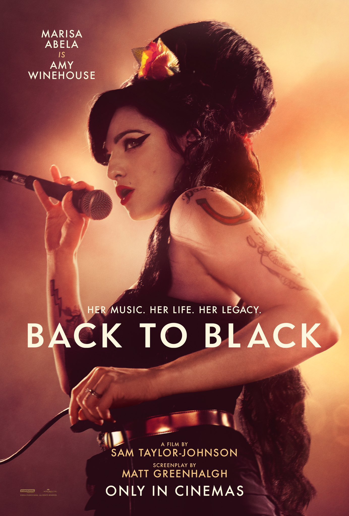 Cartaz do filme "Back to Black", sobre Amy Winehouse