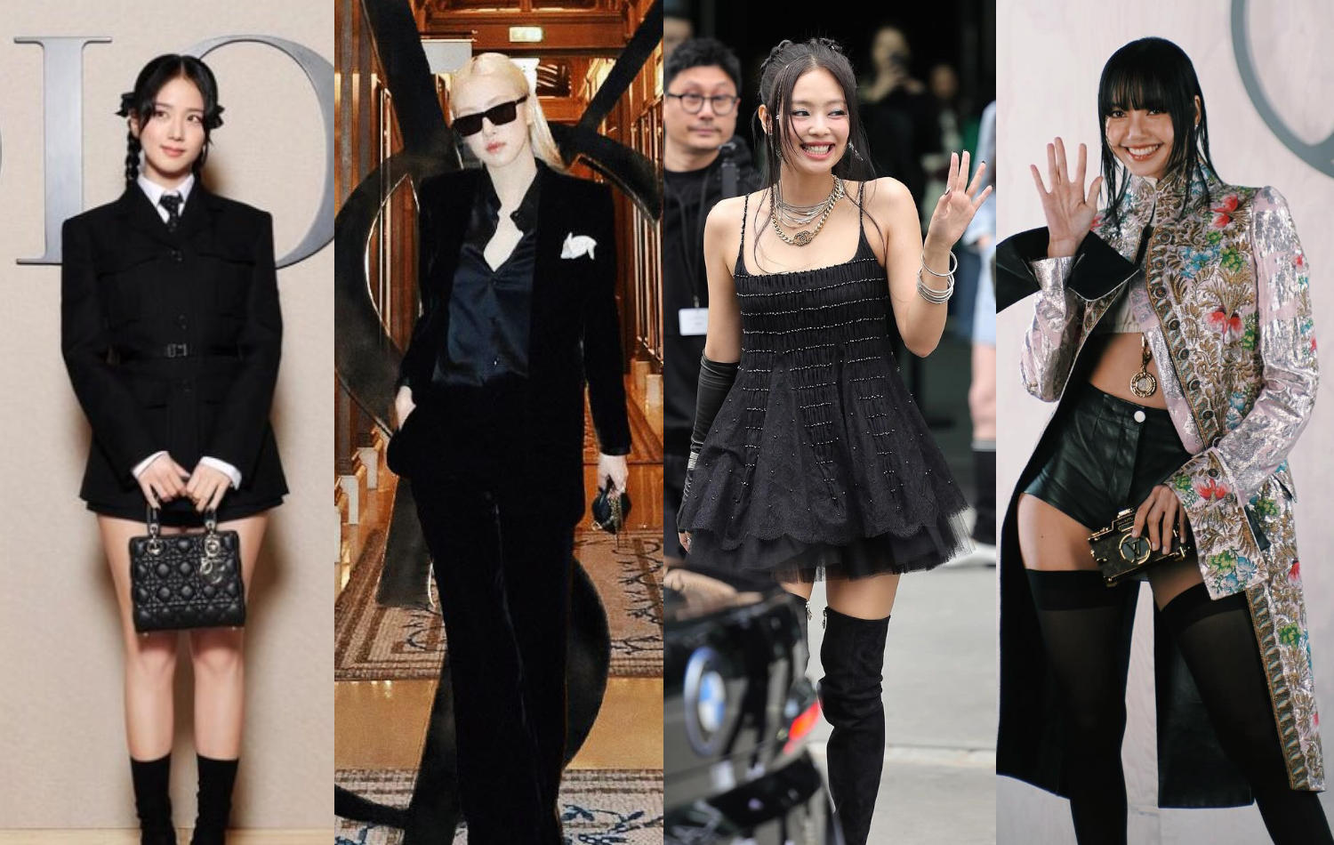 Blackpink na Paris Fashion Week: looks de Jisoo, Rosé, Jennie e Lisa na semana de moda