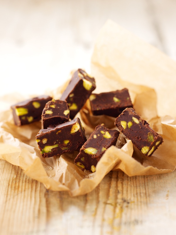 Sobremesa de chocolate com pistache: trufas de Nigella Lawson