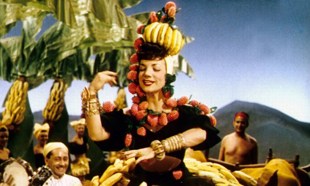 Carmen Miranda no filme "Banana is My Business"