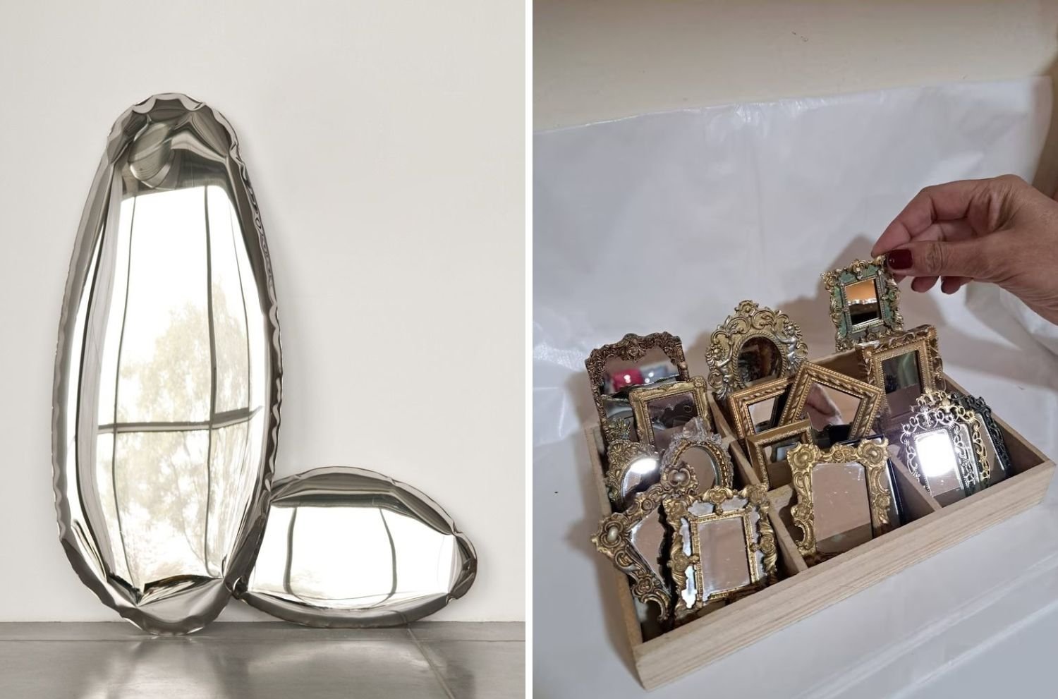 Como usar espelhos na decoração da sala de casa, inspiração