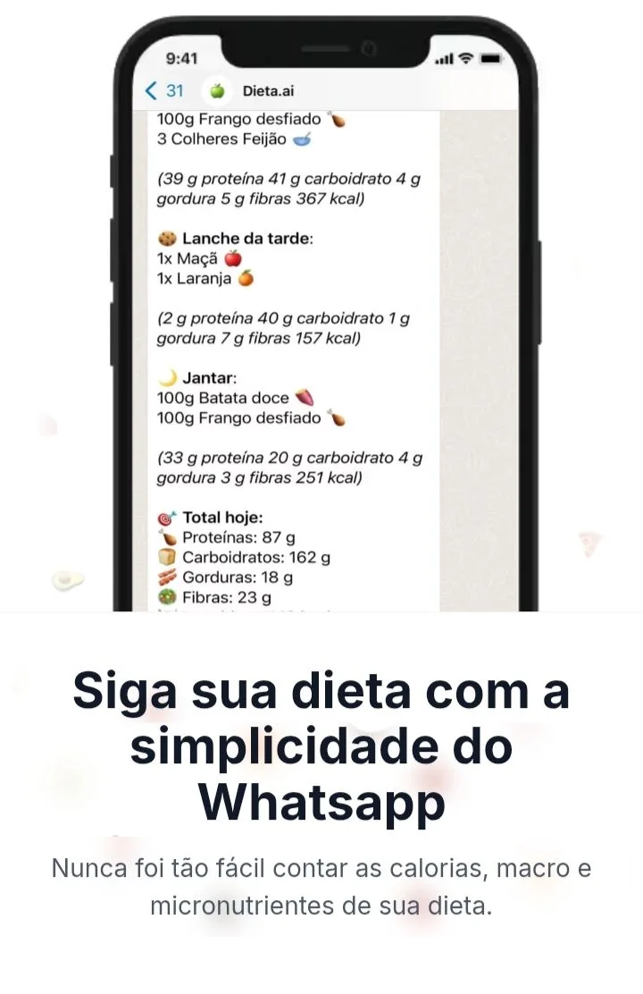 App de jejum com WhatsApp e inteligência artificial