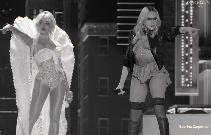 Confira a nova música de Madonna, parceria com Sabrina Carpenter e primeiro single oficial do álbum Confessions II, apresentada pela primeira vez no festival Coachella 2026